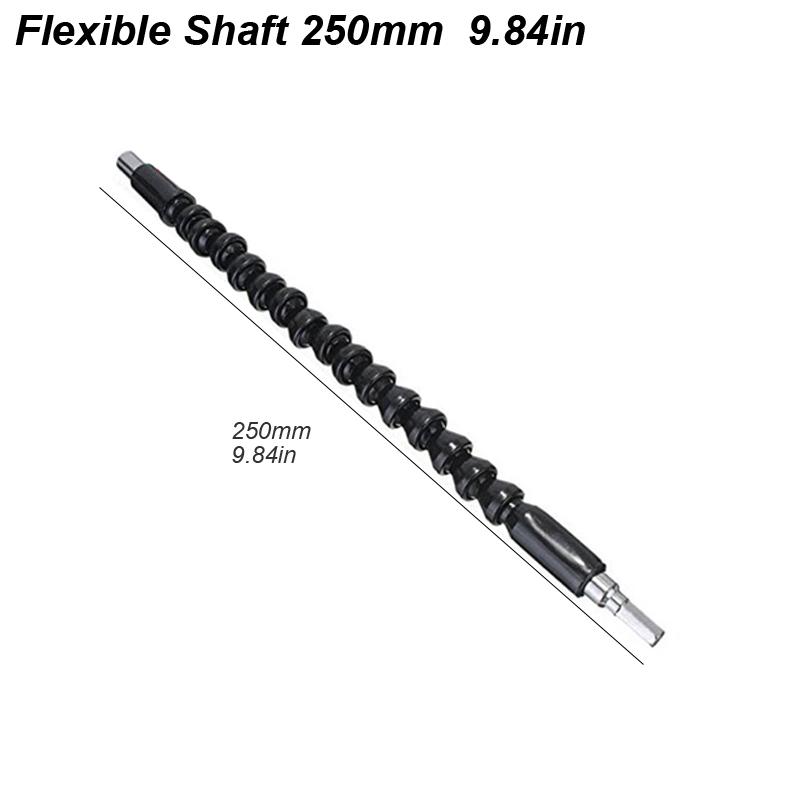 Гибкий удлинитель отвертки Гибкий держатель сверла Шестигранный наконечник Мягкий для электрической отвертки Адаптер Snake Connect Magnetic
