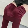 Women's Plus Size Pearl Velvet Leggings - Thick, Warm Korean Style for Autumn/Winter