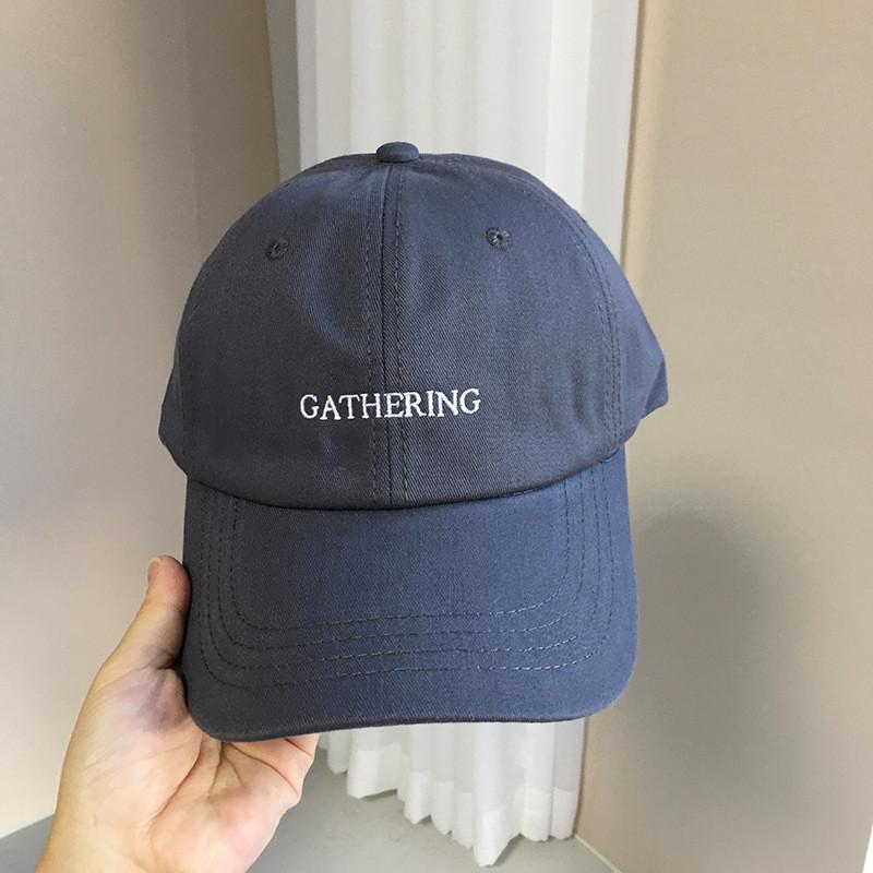 Унисекс Регулируемая бейсболка из дышащей ткани с модной вышивкой букв