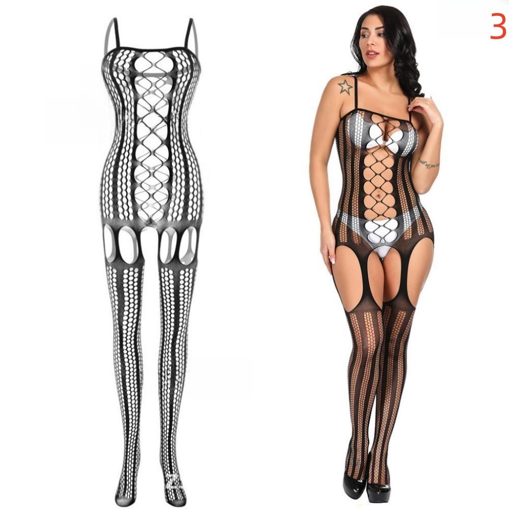 New Fashion Plus Size Women Fishnet Body Stocking Underwear Sexy Bodysuit Lingerie