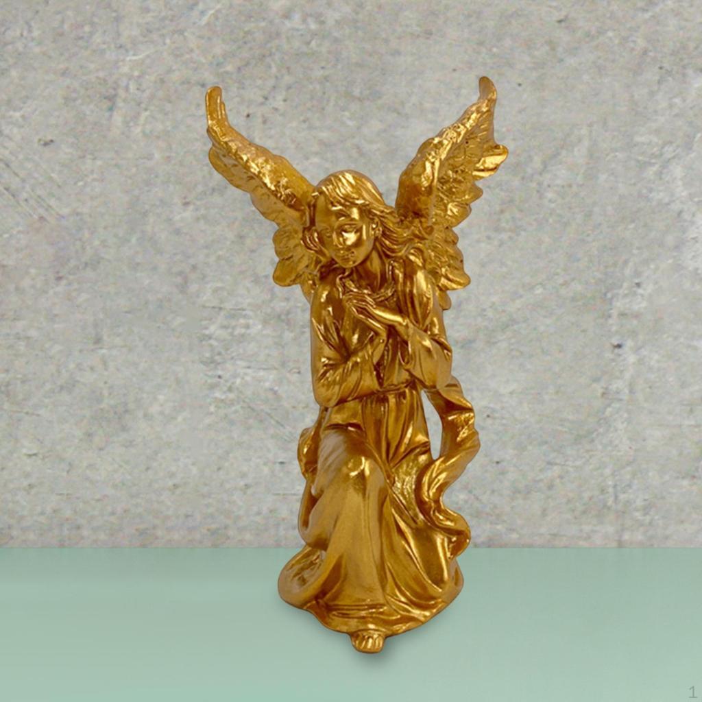 Angel Figurine ,Angel Statue Ornament, Collection ,Resin Collectible for Bedroom