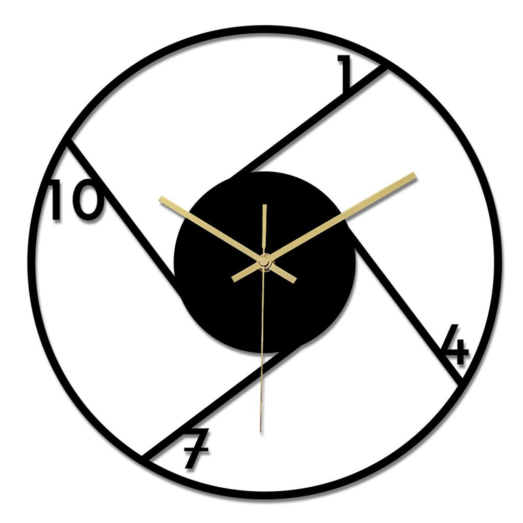 Accurate Timekeeping Modern Wall Clock Non Ticking Battery Operated Wall Clocks Minimalistic Wall Clock for Kitchen