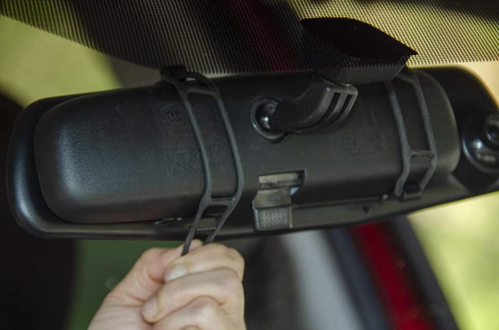 SATTELLADEN Drive Recorder Mirror Type Simple Type Sticker Monitor Supports Up To 32GB SD Card HD Made by Domestic Manufacturer Japanese Support TITAN