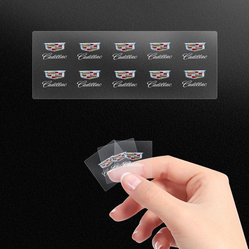 1/2/5/10PCS Car Interior Sticker Central control Decals Emblem Badge Car Styling for Cadillac Logo SRX XT4 XT5 XT6 ATS XTS CTS