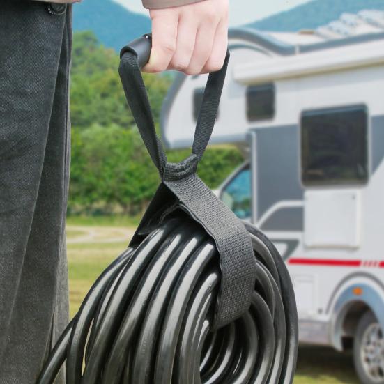 Yousheng Легко переносимый ремень для хранения Сверхпрочная застежка-липучка Органайзер для кабелей Ремень для переноски шнуров с ручкой Ремень для хранения шлангов для бассейна Садовых шлангов