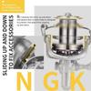 Новая спиннинговая катушка серии NGK8000-14000, облегченная усовершенствованная версия, 17+1 подшипник BB, высокопрочная графитовая рама, серфинговая рыболовная катушка общего назначения