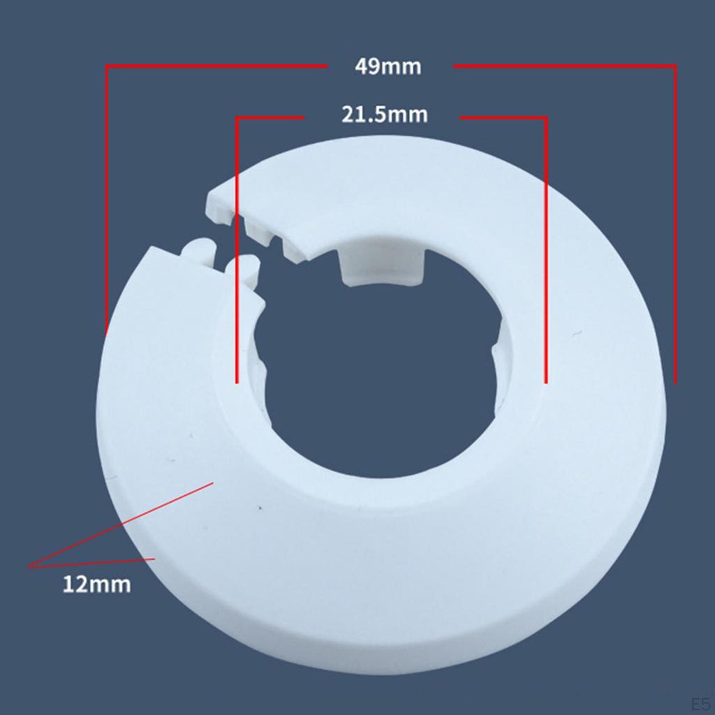 10 штук Крышки фланцев водопроводных труб Нагрев Быстрая установка Декоративные Многоцелевые