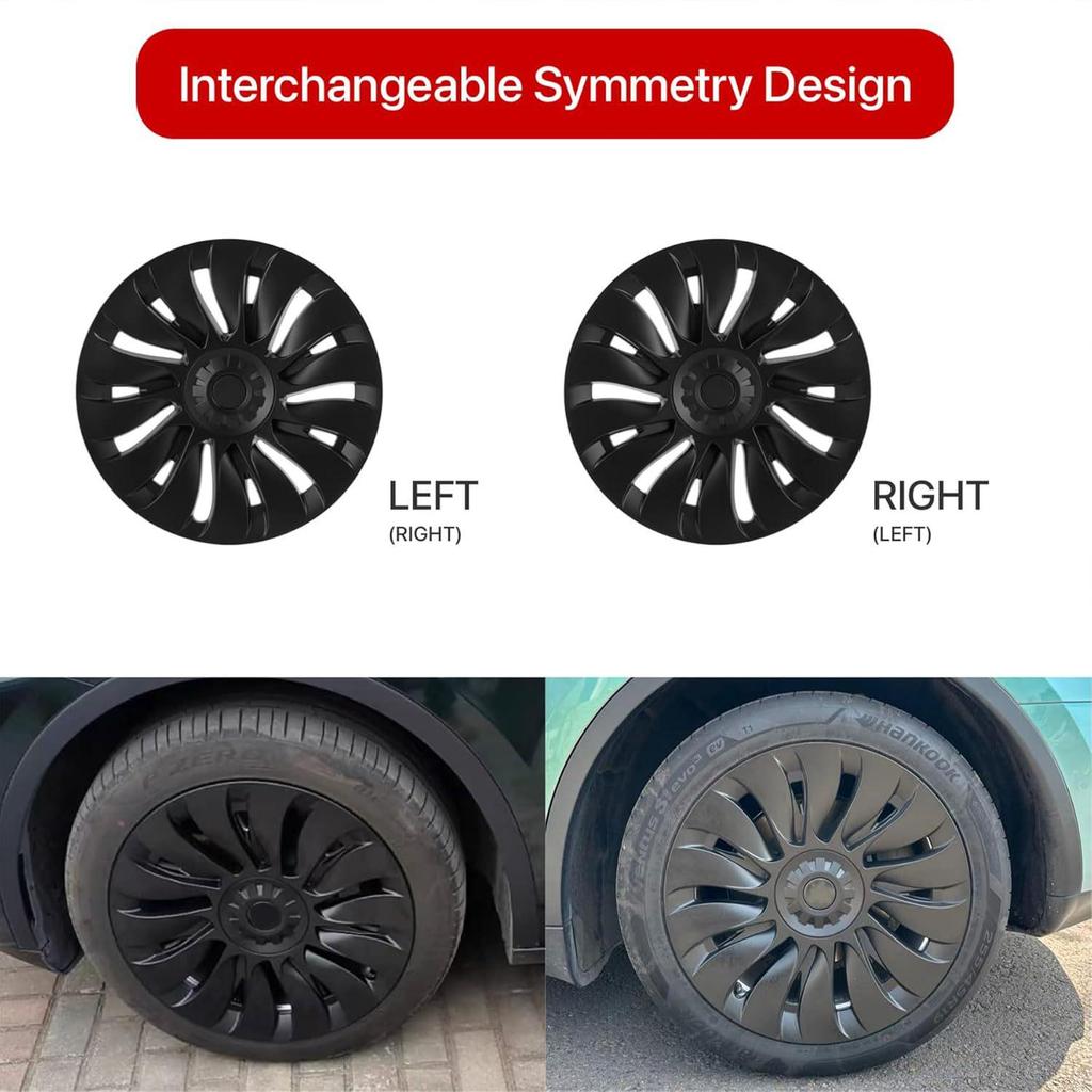 Tesla Model 3/Y Wheel Hub Cover Protector for 18/19-inch Wheels