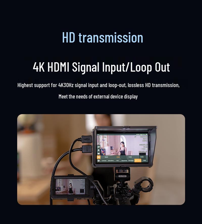Viltrox DC-L1/2 7-дюймовый 4K SDI/HDMI сенсорный монитор для беззеркальных камер