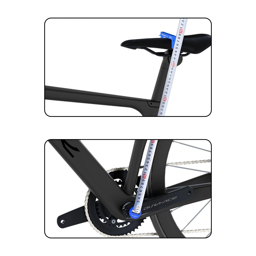 1/2pcs Bicycle Bike Seat Cushion Height Measuring Tool Fitting Measurement Gauge Saddle Positioning Tools For MTB Road Bike