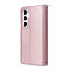 For Samsung Galaxy S26/S26 Pro Case 9 Card Slots Zipper Pocket PU Leather Phone Cover with Wrist Strap