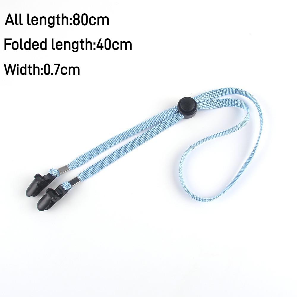 Solid Color Windproof Hat Anti-lost Hat Windproof Rope New Hat Retainer  Hat