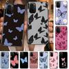 Beautiful Butterfly Pattern Phone Case For Xiaomi Redmi POCO F1 F2 F3 X3 Pro M3 9C 10T Lite NFC Black Cover Silicone Back Prett