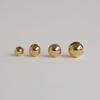 modernlike 14k GF silver ball one-touch earrings