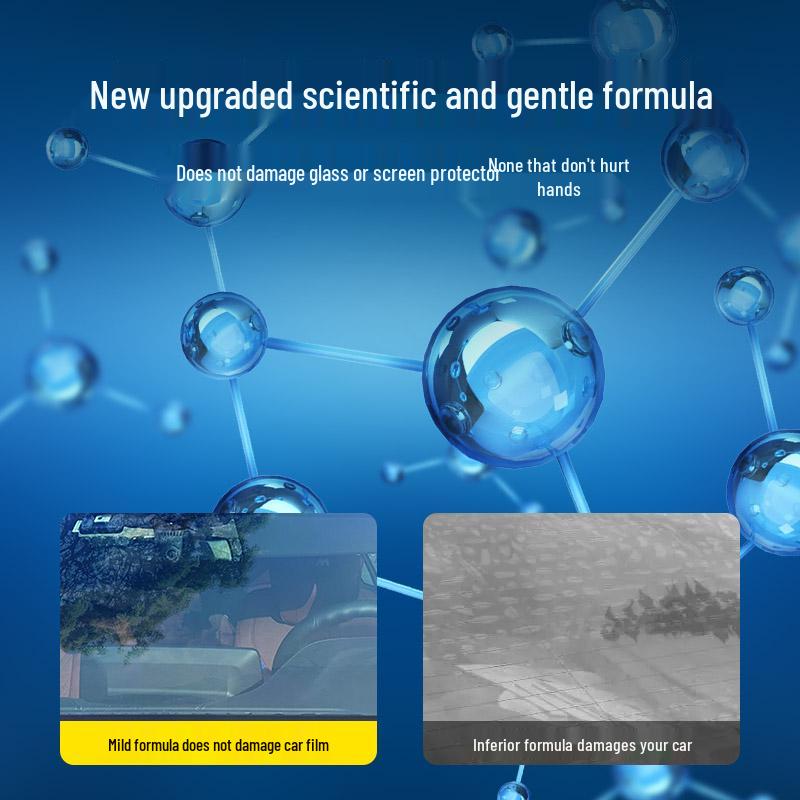 Мощный очиститель масляной пленки с лобового стекла и водоотталкивающая пенка