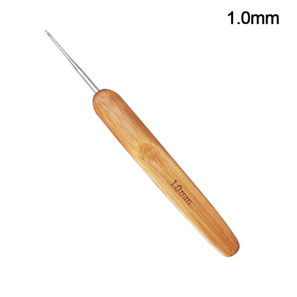 Small Size Crochet Hooks Bamboo Wooden Crocheting Needles Handicraft Crocheting Hooks Sweater