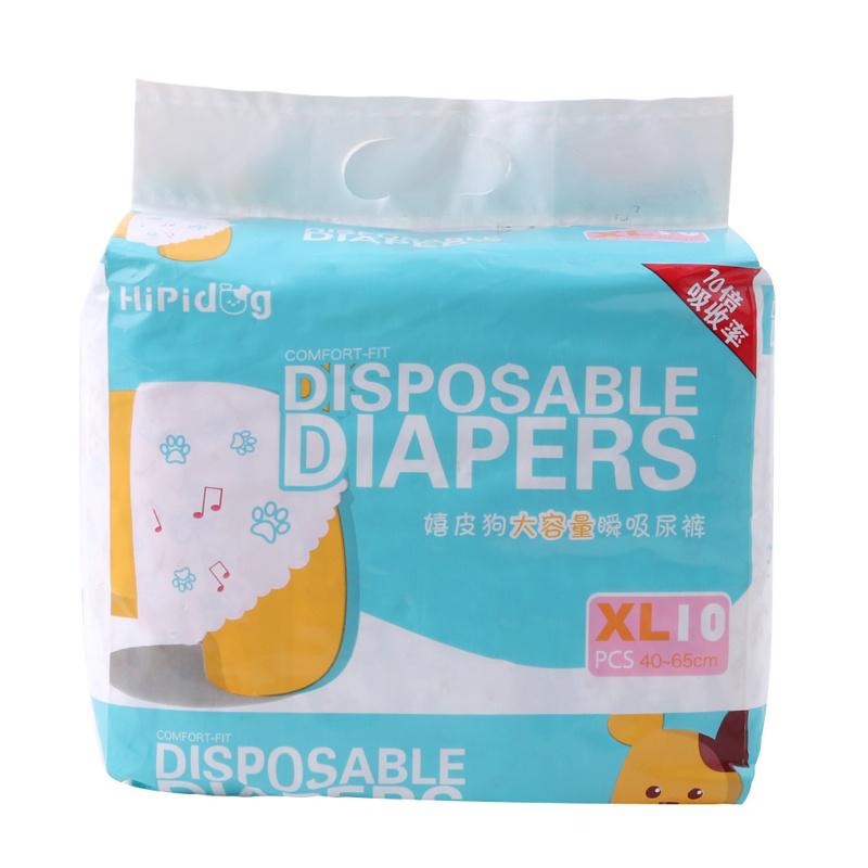 1 Pack/10 Pcs Pet Dog Disposable Diapers Absorption Pants Cotton Underwear Leak Proof Nappy Diapers