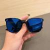 Классические солнцезащитные очки UV400 для детей девочек, цветные, с зеркальным покрытием, металлический каркас, стильные детские очки