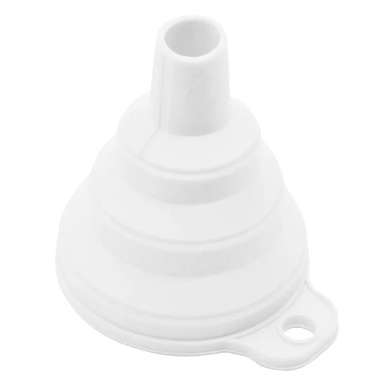 1/2Pcs Portable Funnels Foldable Mini Silicone Collapsible Funnel Folding Oil Pot Funnel Kitchen Tool Liquid Dispensing