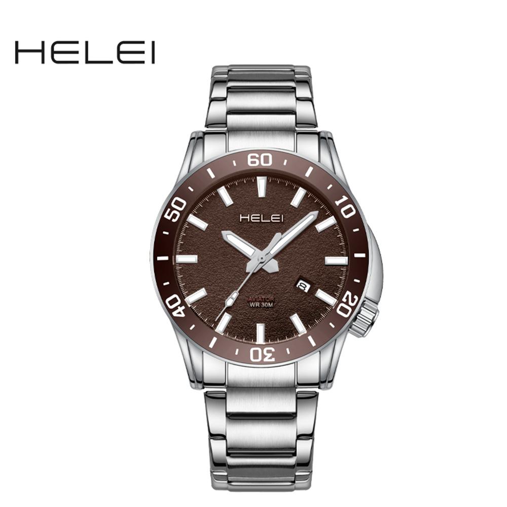 Mens Analog Sport Watch Luminous Hands Date Waterproof Quartz Wristwatch Casual Business Watch for Men