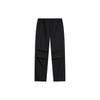 Li Ning CF Casual Solid Color Mid Waist Straight Leg Sports Pants Men Bottoms Black AYKU627-1