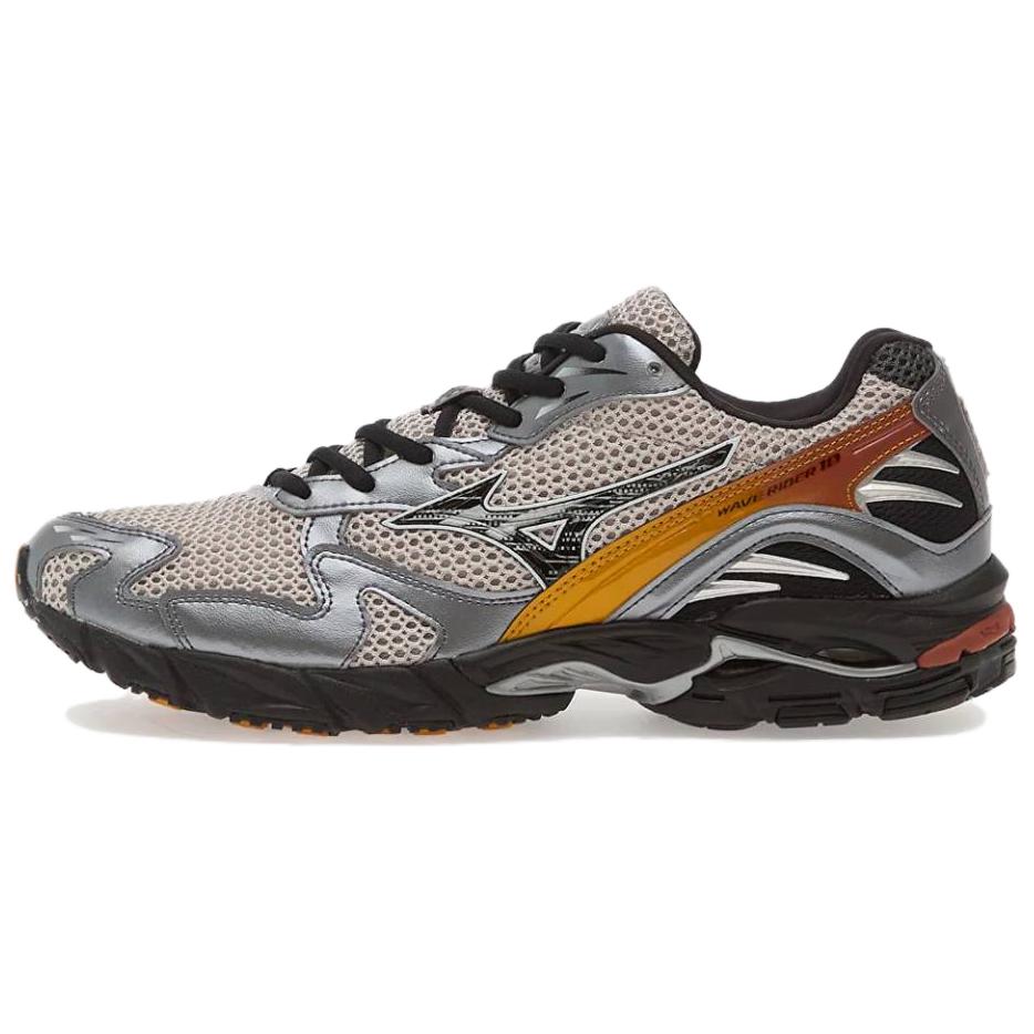 Mizuno Wave Rider 10 Удобные Спортивные Беговые Кроссовки Унисекс Кроссовка Серебристый D1GA261D01