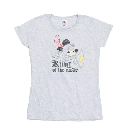 Disney Womens/Ladies Mickey Mouse King Of The Castle Cotton T-Shirt