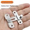 Нержавеющая сталь 90° Задвижка-шпингалет для раздвижных дверей для ванной комнаты и окон