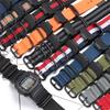 Адаптер-комплект для нейлонового ремешка, подходит для Casio GA100 GD120 DW6900 DW5600 GW9400 GL-7200, мужской тканый ремешок для часов