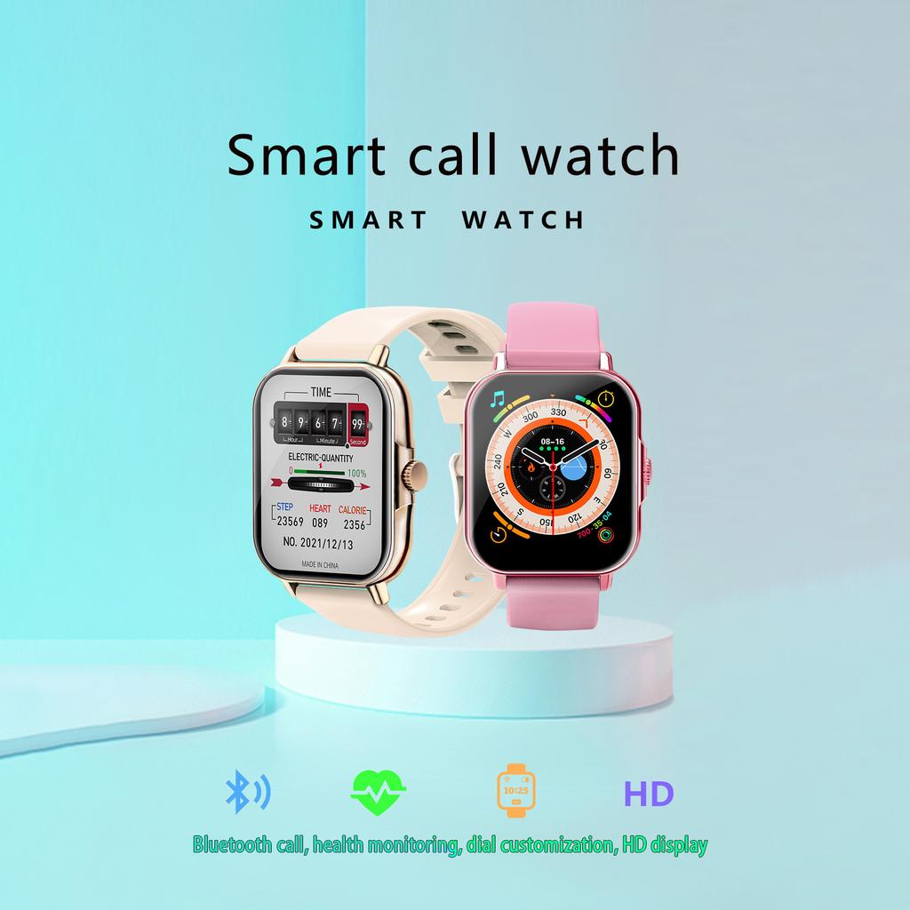 Smart Watch Men and Women Smart Bracelet Sports Activity Tracking Monitoring IP67 Waterproof Ladies Smartwatch