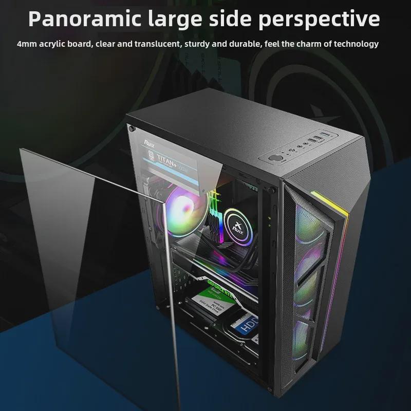 Корпус игрового ПК Voyager V8 RGB с боковой прозрачностью