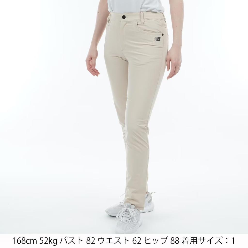 Гольф узкие брюки абсорбент Quick 2 [New Balance] женские (4WAY Stretch/Сушка водой) / 012-5131501 041_Бежевый [L]