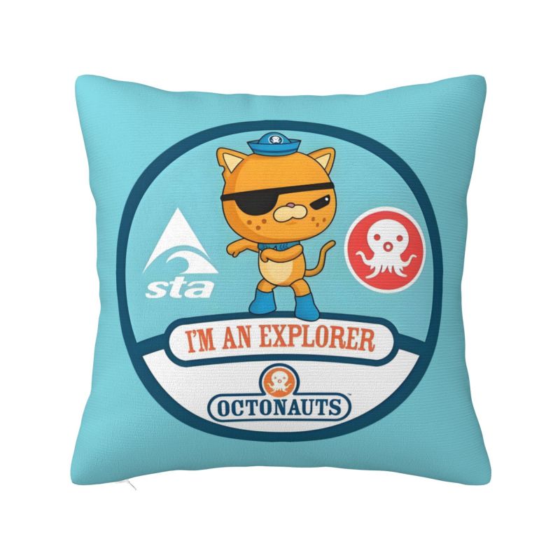 Индивидуальные чехлы на подушки для детей Disney Octonauts, аниме, милые мультяшные, мягкие, скандинавский декор для дома
