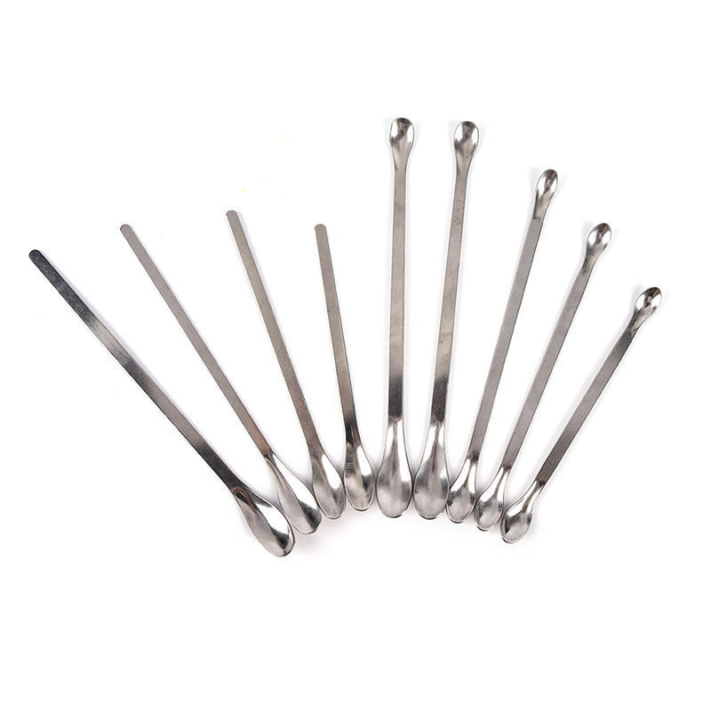 Лабораторная ложка с двойной головкой из нержавеющей стали, скребок, стоматологические инструменты, медицинская ложка