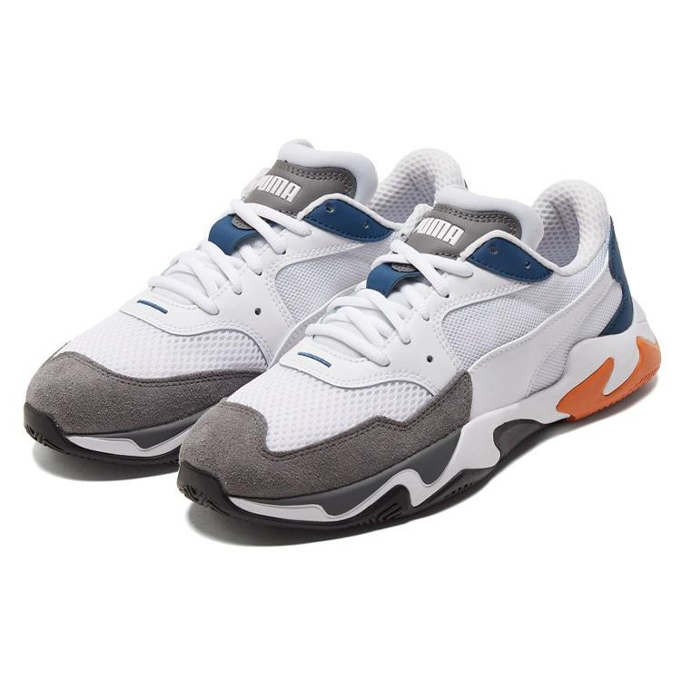 PUMA Unisex Storm Origin Sneakers White/Grey/Blue Men's 369770-10