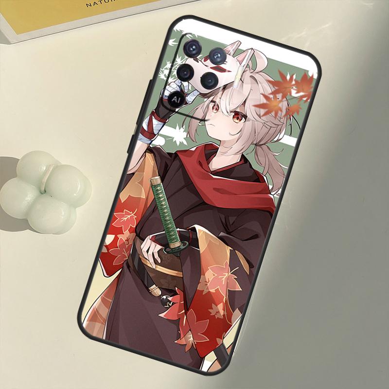 Чехол Genshin Impact Kaedehara Kazuha для OPPO Find X3 Lite X5 Pro A5 A9 A31 A53 S A83 A91 A93 A54 A74 A94 A15 A16 A52 A72