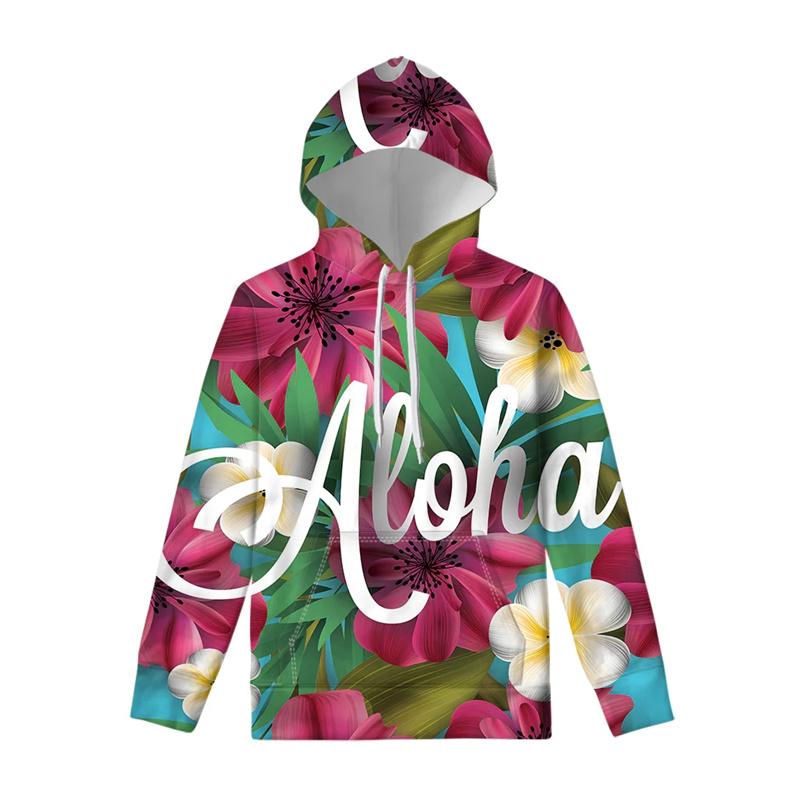 Новый пуловер с принтом в виде цветка персика и орхидеи для мужчин и женщин Новые толстовки и свитшоты Harajuku Мужская одежда Пуловер