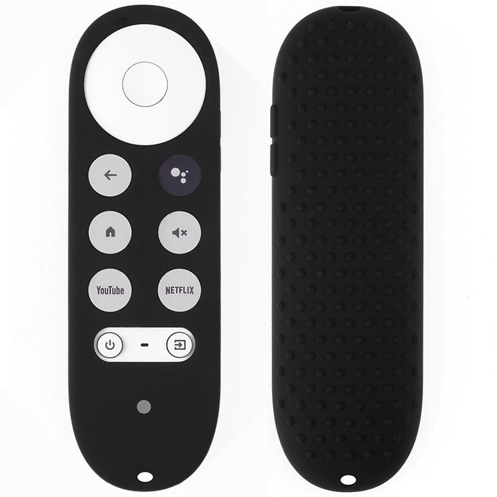 Protective for Case Fit for Google TV 2020 Voice Remote Impact-proof Anti-Slip Waterproof Silicone Sleeve Shockproof Cov