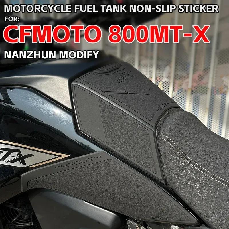 For CFMOTO 800MTX 800 MTX 800 MT-X 800Motorcycle Anti-scratch Rubber Oil Tank Protection Sticker Decals Tank Pad Side Protection