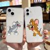 Чехол S-4 Tom and Jerry для iPhone 11 12 13 14 15 16 Pro Max Redmi A3 9A 9C 10A 10C 13C Note 9 11 Samsung S24 S21 S20 Ultra Plus A04S A05S