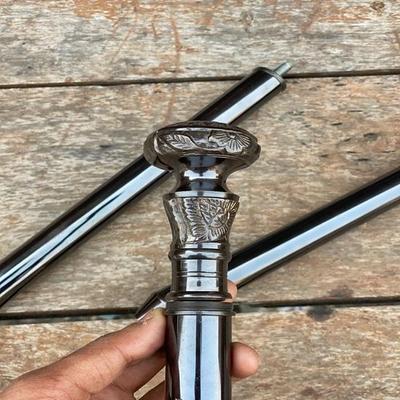 Трость 93,98 см, 3-кратная гравировка, полностью латунная трость, латунная трость с цветочной ручкой, трость для мужчин и женщин, рождественский подарок