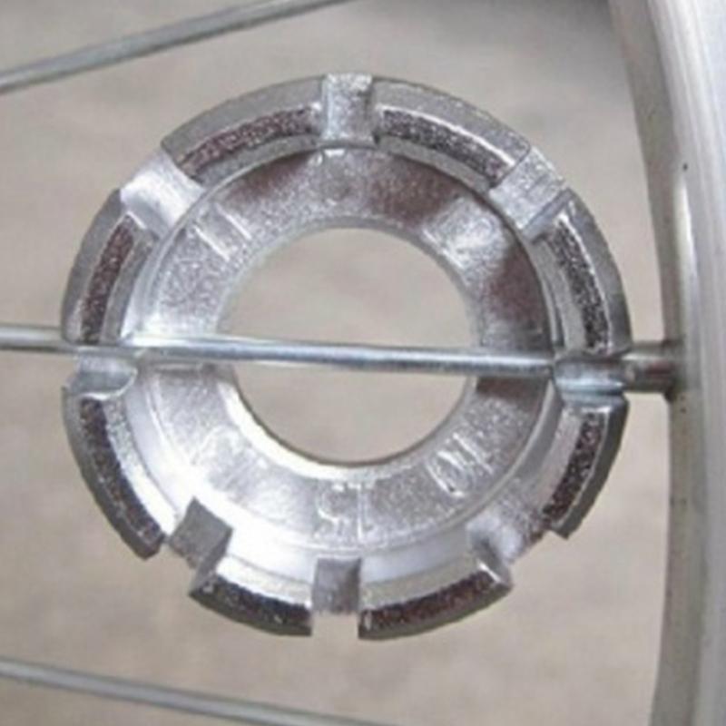 Набор инструментов для регулировки спиц велосипеда, ключ для спиц, рычаг для снятия шин, натяжитель спиц, ремонтный инструмент, карманный велосипедный инструмент, прочный