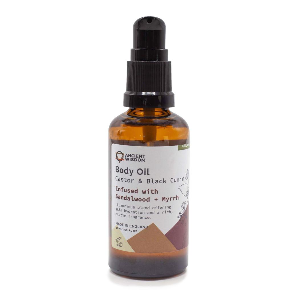 Sandalwood and Myrrh Organic Body Oil 50ml