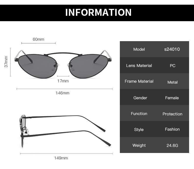 Металлические Панк Солнцезащитные очки Кошачий глаз Женские Мужские Новые Цельные Солнцезащитные очки Леди Модные Стимпанк Кошачий глаз Золотые Черные Очки Женские