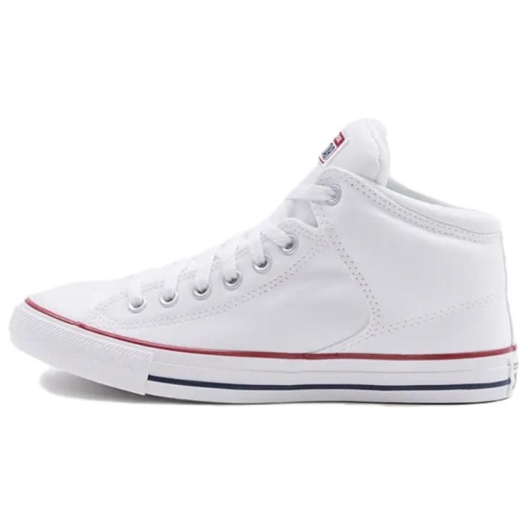 Converse Chuck Taylor All Star Удобные парусиновые кроссовки средней высоты Унисекс Кроссовки Белые A01688C