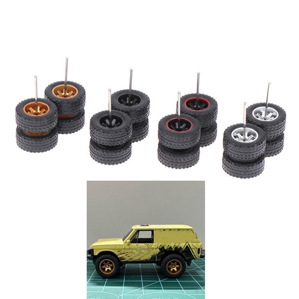 1Set Plastic Remote Control Car Modified Tires Diameter 14*5.5mm Diecast Alloy Car Hub