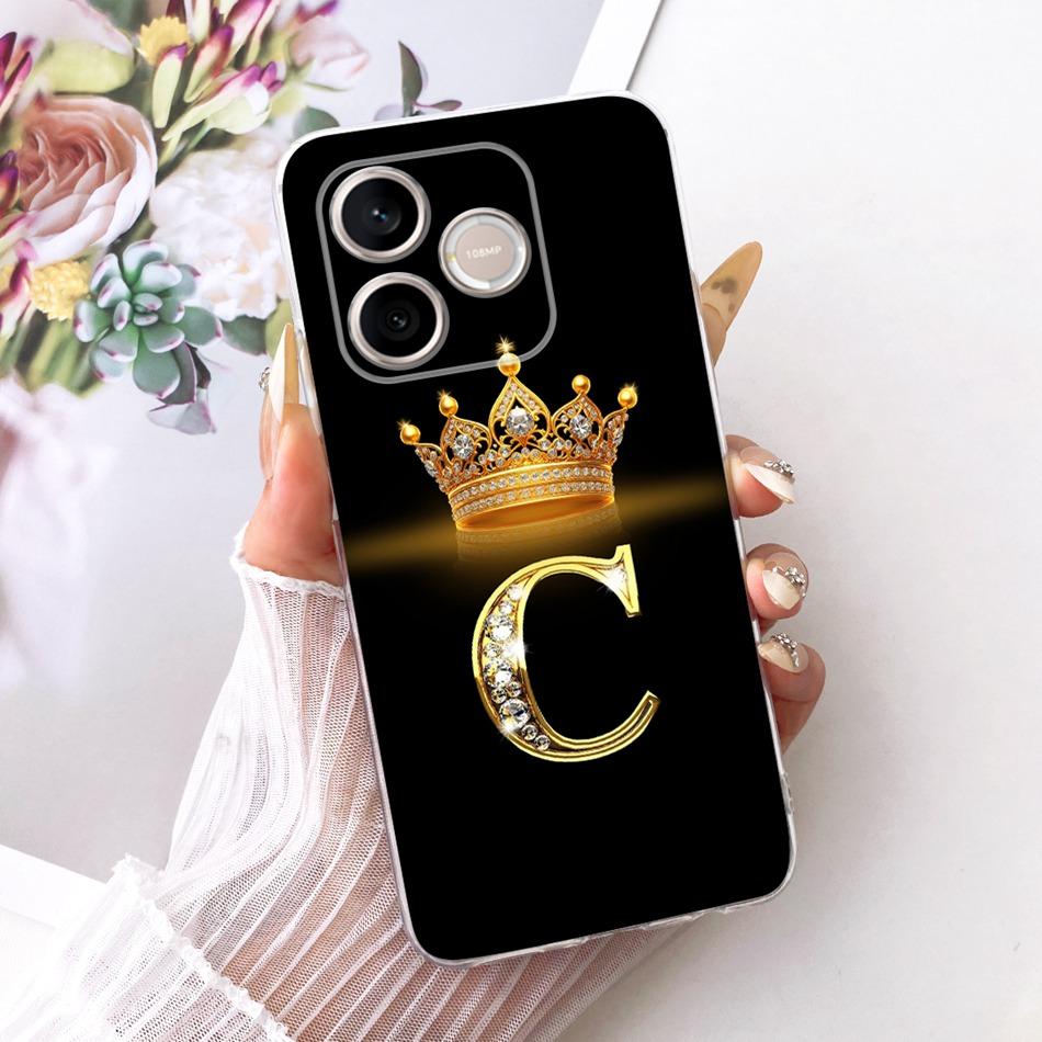 Для Honor 600 Lite Honor600 2026 Модный чехол для телефона с буквой-короной Для Honor 600 600Lite 5G Мягкие силиконовые TPU чехлы