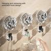 Strong Suction Cup Basin Hook Convenient Bathroom Storage Heavy-duty Multi-purpose Adhesive Hook Home Supplies