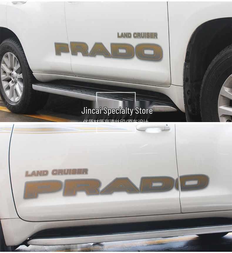 10-20 Новых полос на кузов Prado - Prado 4000 Боковая линия 2700 Наклейки для декора автомобиля