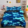 Домашний текстиль Cool Boy Girl Kid Adult Duver Cover Set Camouflage Beddding Sets King Queen Twin Chair Covers With Pillow Cover